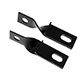 BRAKE HOSE SUPPORT BRACKETS STAINLESS (PAIR)